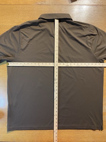 Under Armour Golf Polo Shirt Short Sleeve Loose Fit Heatgear Brown Men’s 3XL - Picture 7 of 8