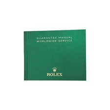 Rolex Garantiehandbuch guarantee manual world...