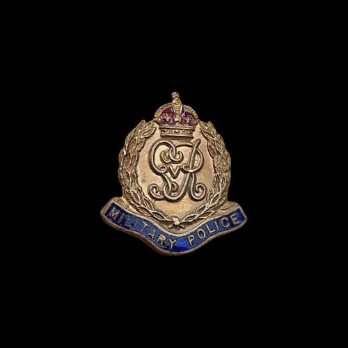WW1 British Military Police Lapel Pin Badge Enamel GV