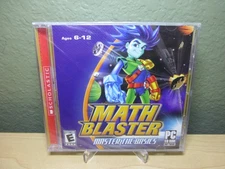Math Blaster Master The Basics Scholastic Ages 6-12 PC CD-ROM Software New