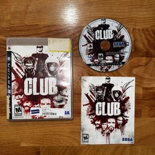 The Club (Sony PlayStation 3, PS3) CIB Complete Tested Blockbuster Sticker Case
