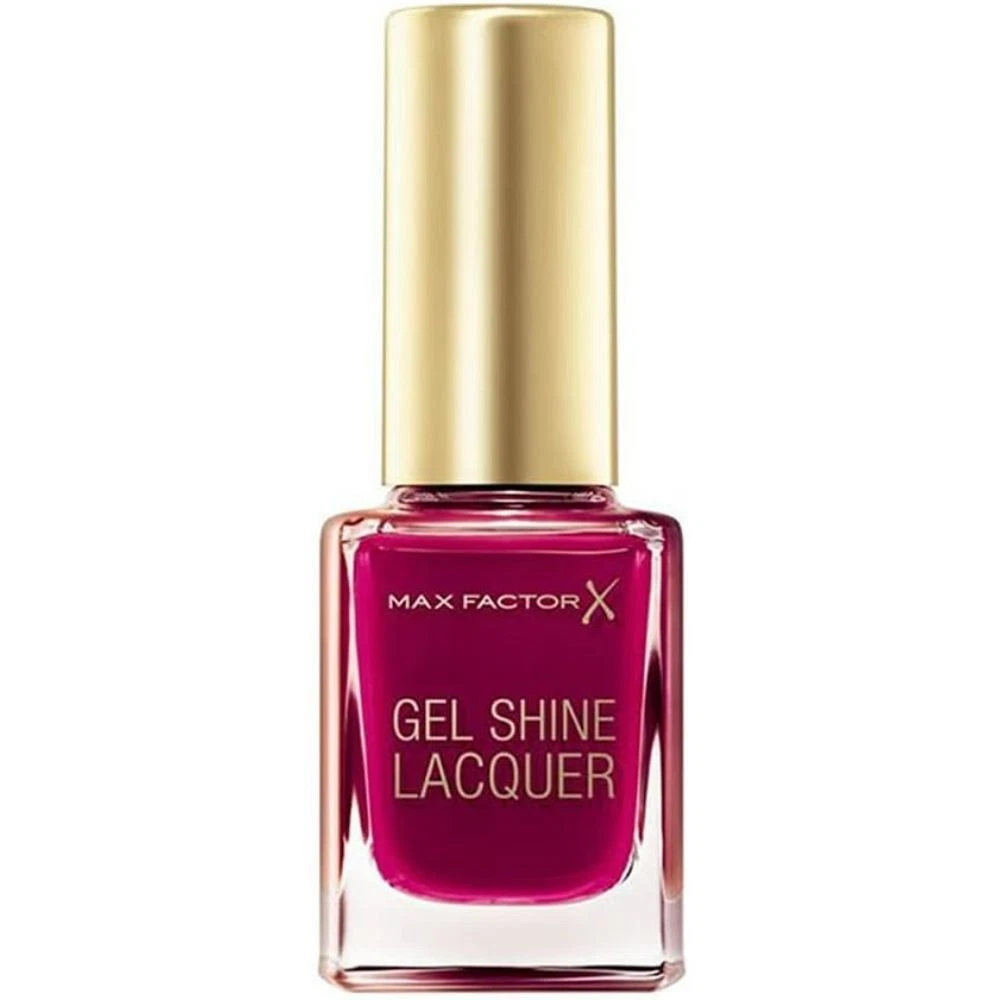 Max Factor Gel Shine Lacquer Nail Polish, 55 Sparkling Berry, 11 ml (PACK OF 2)