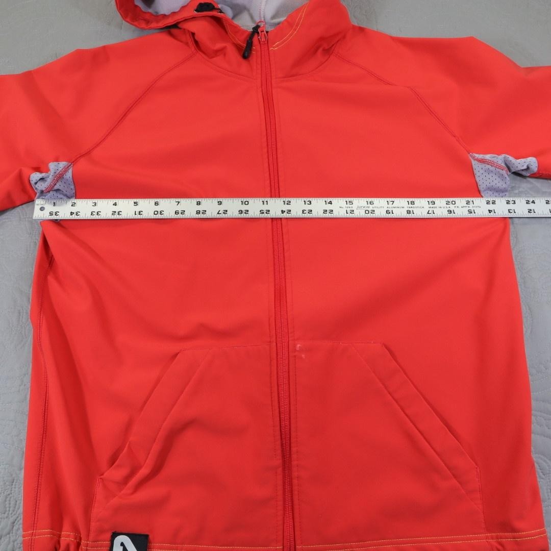 Flylow Jacket Mens Medium Red Softshell Hooded Fu… - image 15