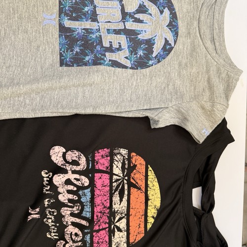 Lot of 2 Girls Medium Hurley Shirts
