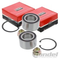 2X Mapco RADLAGER-SATZ Vorne Beidseitig Passend FüR Honda Civic | 46204