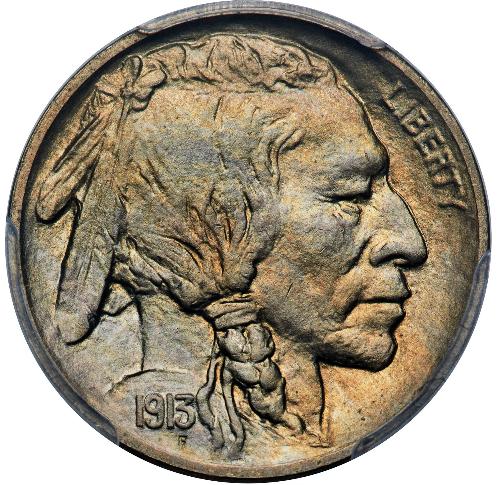 1913 Buffalo Nickel Type 1 - PCGS PR65 - PHENOMINAL STRIKE & COLOR - VERY PQ!