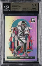 2024 PANINI DONRUSS OPTIC DOWNTOWN! #22 BREECE HALL BGS 9.5