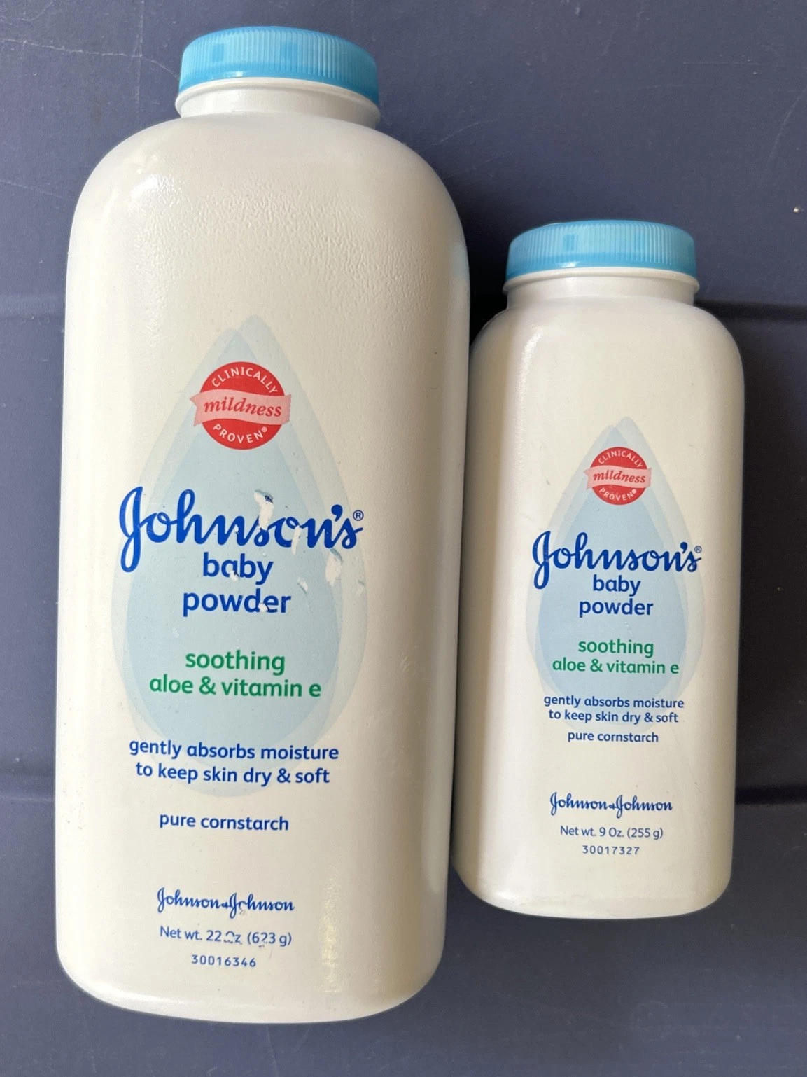 Johnson's Baby Powder Soothing Aloe & Vitamin E Pure Cornstarch 22oz + 9oz
Opens in a new window or