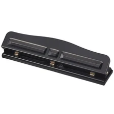 Adjustable Hole Punch 3 Hole Punch 10 Sheet Capacity Hole Puncher