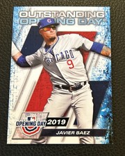 2021 Topps Opening Day Outstanding Opening Day #OOD-3 Javier Baez Cubs
