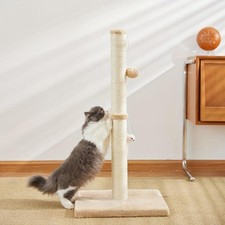 Premium Cat Scratching Post Tower Durable Sisal Rope With Teaser Ball Toy