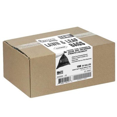 Ultrasac 39 Gallon Garbage Bags (HUGE 100 Pack) 33 x 43 Heavy Duty Industrial