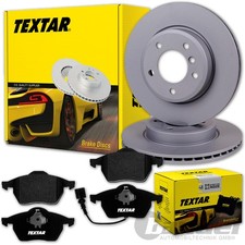 TEXTAR BREMSSCHEIBEN + BELÄGE VORNE für VW GOLF 4 BEETLE AUDI A3 LEON OCTAVIA