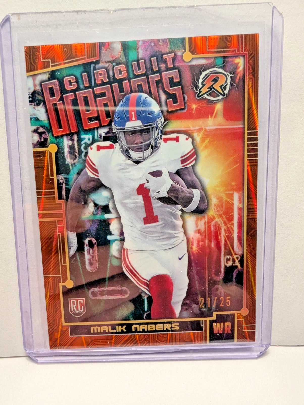 2024 Topps Resurgence - Circuit Breakers Malik Nabers #CB-2 (RC) Orange /25