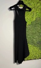 Stella McCartney Ribbed Asymmetric Tank Dress Size 36 UK 6 RRP £1010 NEW