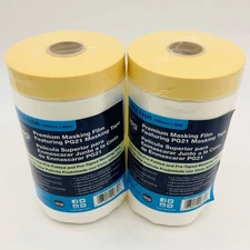 Pre-Taped Masking Film 43" X 115' Clear Intertape IPG 99870 PTHMF w/PG21 2 Rolls