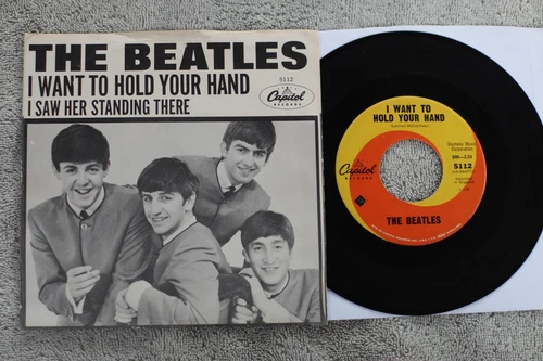 The Beatles  - I Want To Hold Your Hand/I Saw Her... -  US Picture Sleeve PS 7"