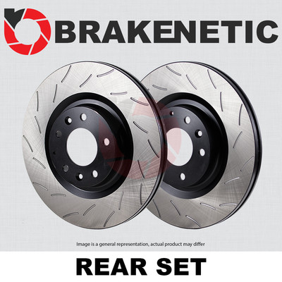 REAR SET BRAKENETIC Premium RS Slotted Brake Disc Rotors BNP07011.RS