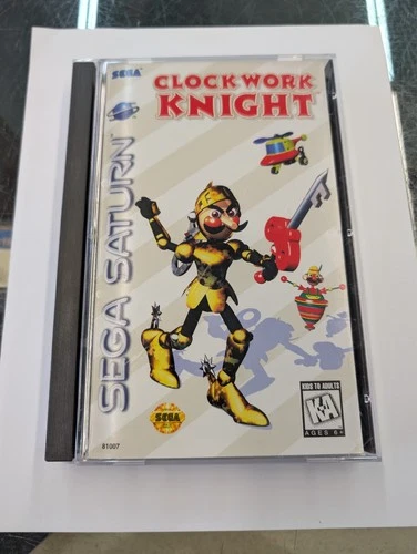 Clockwork Knight Sega Saturn CIB Complete Tested & Works **Case Damaged**
