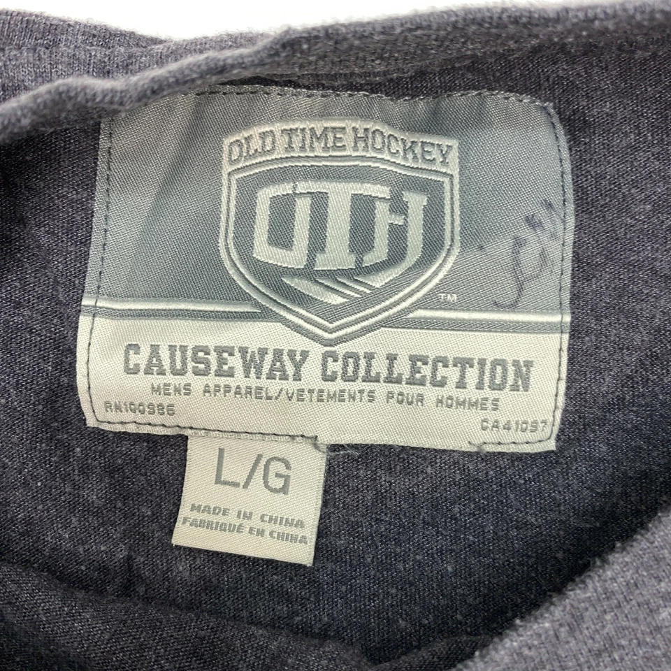 Camiseta Pittsburgh Penguins Para Hombre Grande Manga Corta Gris Cuello Redondo Mezcla de Algodón Foto 2 de 4