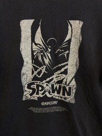 Vintage Spawn Capcom DC Dreamcast Promo Tee Shirt 1999 Todd McFarlane
