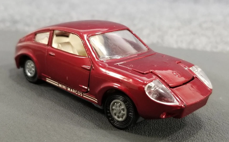 DE COLECCIÓN CORGI TOYS MINI MARCOS GT 850 HECHO EN REINO UNIDO METAL FUNDIDO ¡BONITO! 1/43 Foto 2 de 4