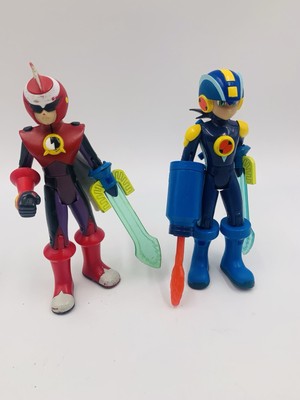 MegaMan & ProtoMan NT Warrior 2004 Mattel 9 inch 