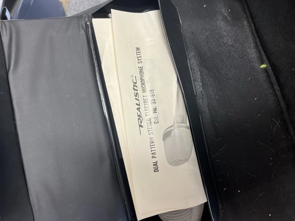 Realistic Electret Condenser Stereo Microphone Cat. No. 33-919 - Image 3 of 4