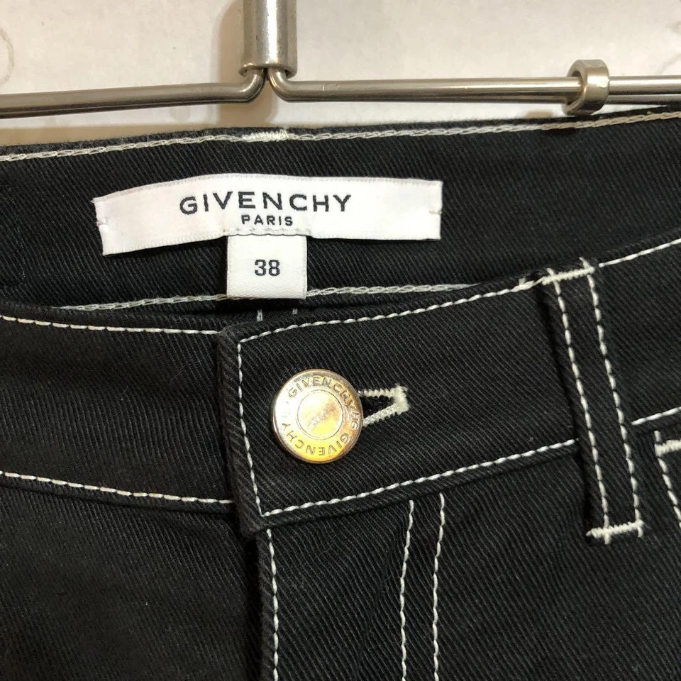 PANTALONES USADOS GIVECHY PIEL DE OVEJA CONTRASTE ACEPTABLES Foto 4 de 4