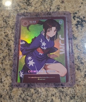 Waifu Card Club Black Lagoon Summer Festival Revy Holo Foil Trading Card