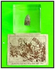 1861-1865  AUTHENTICATED  CIVIL WAR  MINI BALL .58 Cal  w CERTIFICATION  1-OWNER