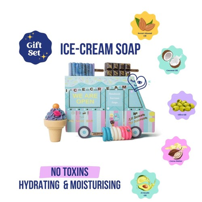 #ad The Sass Bar Ice Cream Truck Soap Gift Box $72.14