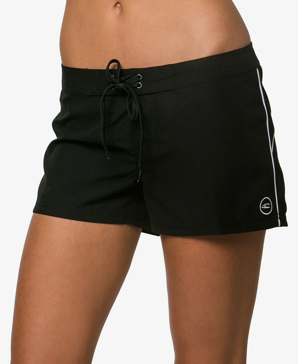 150 O neill Women Black Swimwear Swim Suit Wear Surf Trunks Board