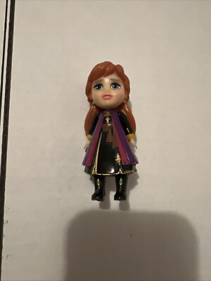 #ad Disney Frozen II 3quot; Mini Anna Adventure Travel Dress Vinyl Figure Doll $3.84