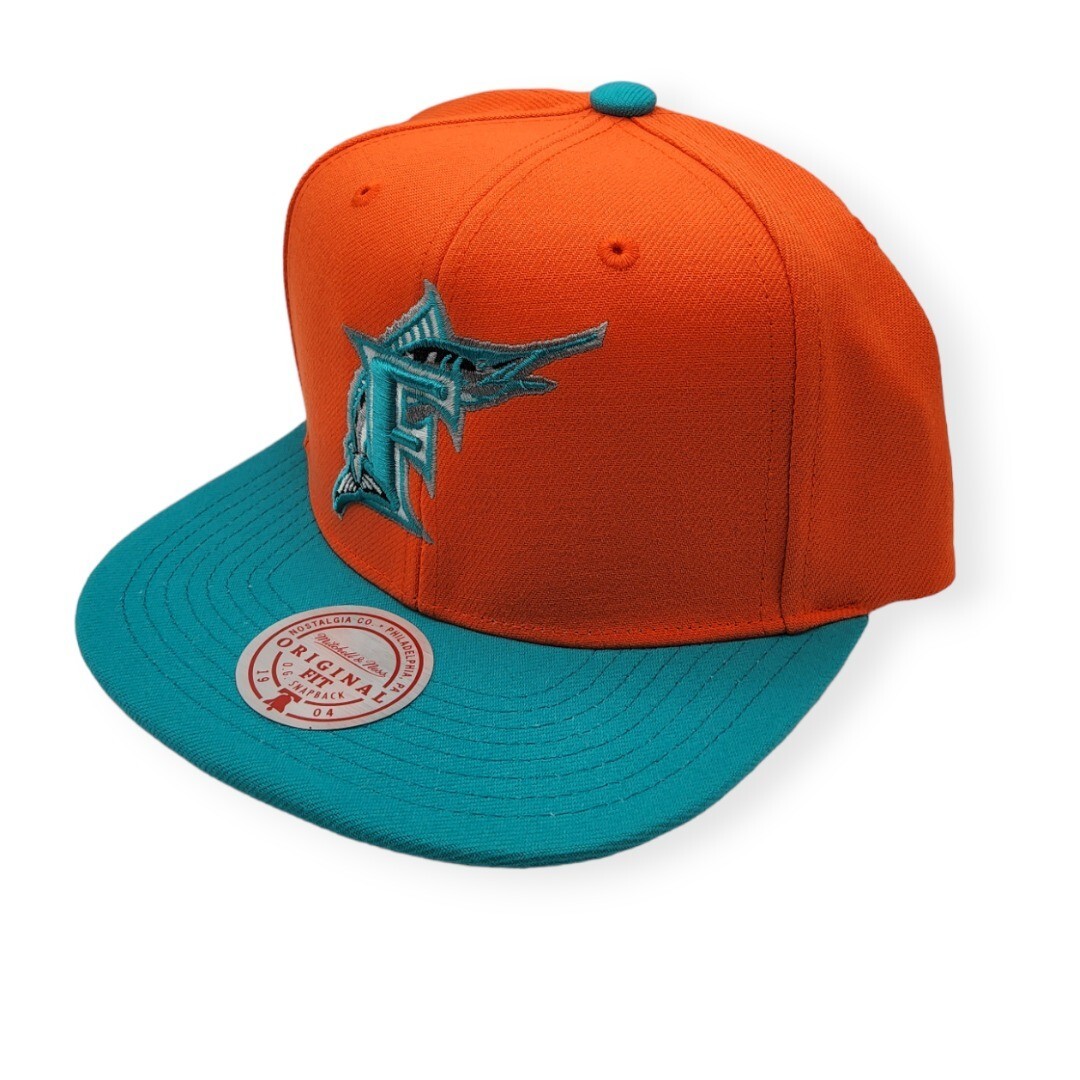 Mitchell & Ness Florida Marlins Hometown Coop Orange/Teal