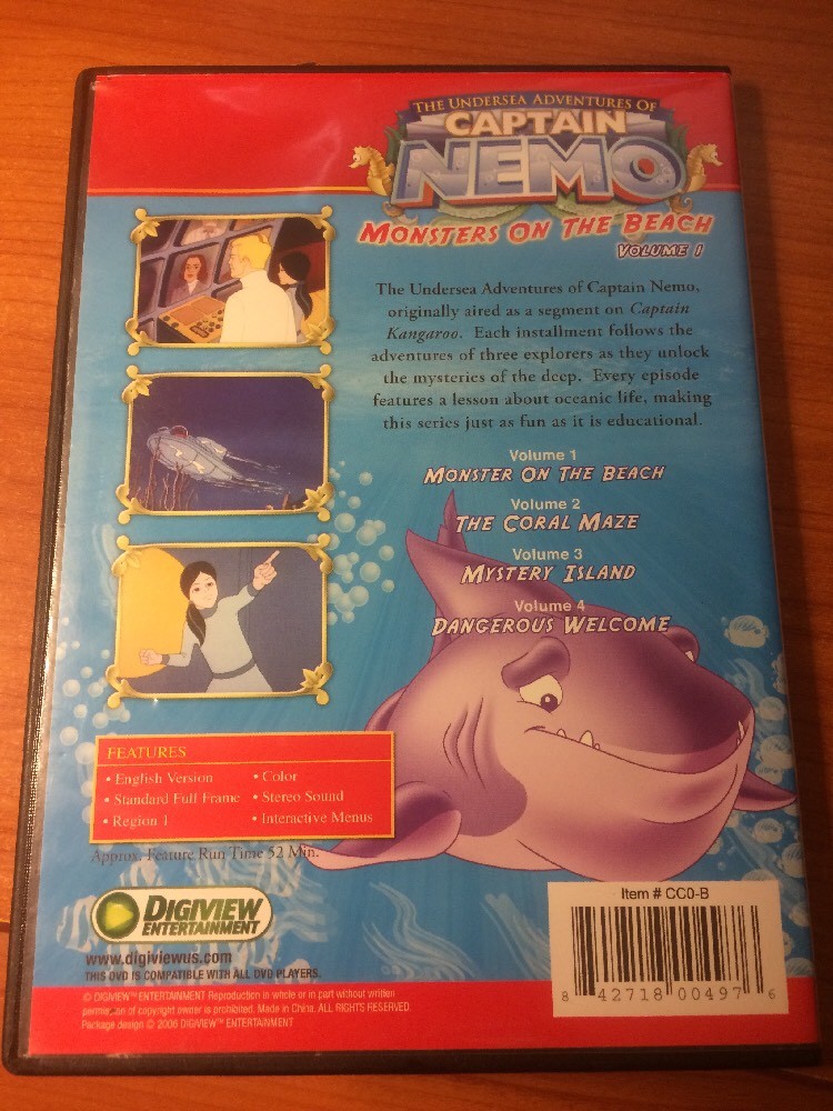 The Undersea Adventures of Captain Nemo: Monsters On The