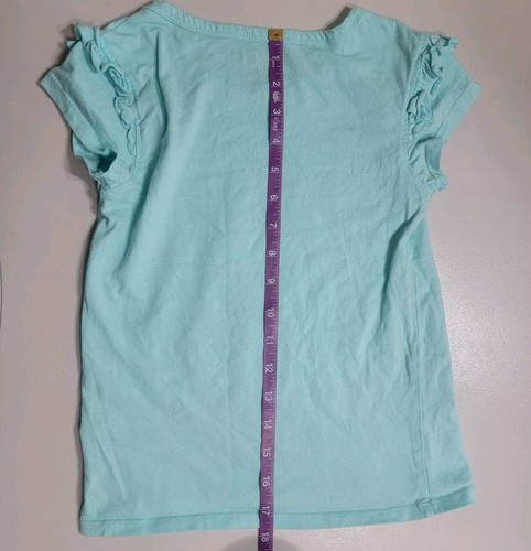 Camiseta Vigoss Niñas: Talla Pequeña 7/8: Color Azul: Manga Corta: Cuello Redondo - Imagen 5 de 5