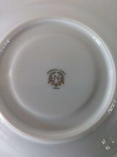 Vintage Imperial Noritake China Cup & Saucer Set - Floral Design Gold Trim - Picture 7 of 9