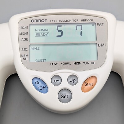 OMRON 体脂肪計 HBF-306-A 小型 Amazon | オムロン 体脂肪計 HBF-306-A ブルー | Omron | 体重