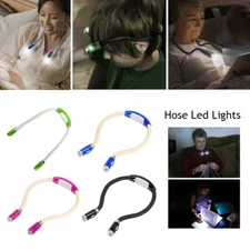 Hands-free LED Flexible Light Over Neck Book Reading Lamp Portable Huglight ✔