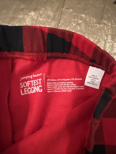 NWT Disney Jumping Bean Minnie Sequins Top Buffalo Plaid Leggings Size 4 - Picture 10 of 11