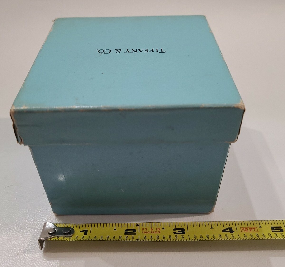 Tiffany & Co Lidded Gift Box Empty 3.5