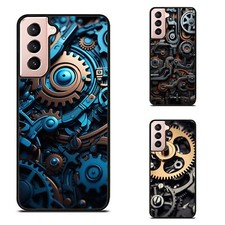 Rugged Cover scifi gears machine For Galaxy S20 S21 S22 S23 S24 FE Ultra