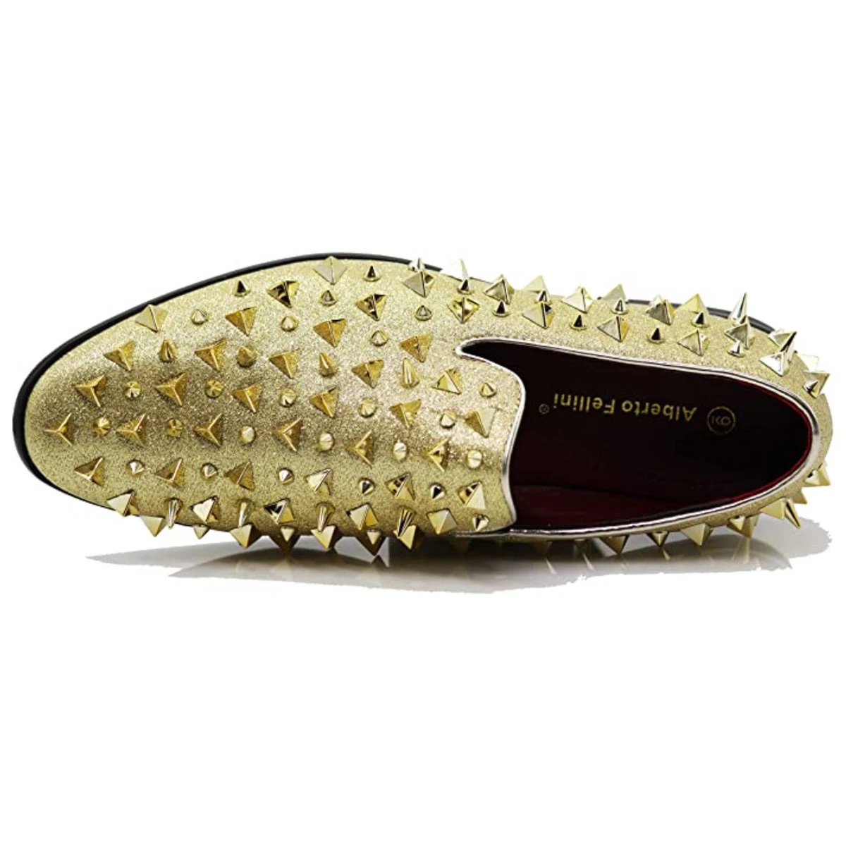 Gold Solid Dress Shoes for Men for sale | eBay