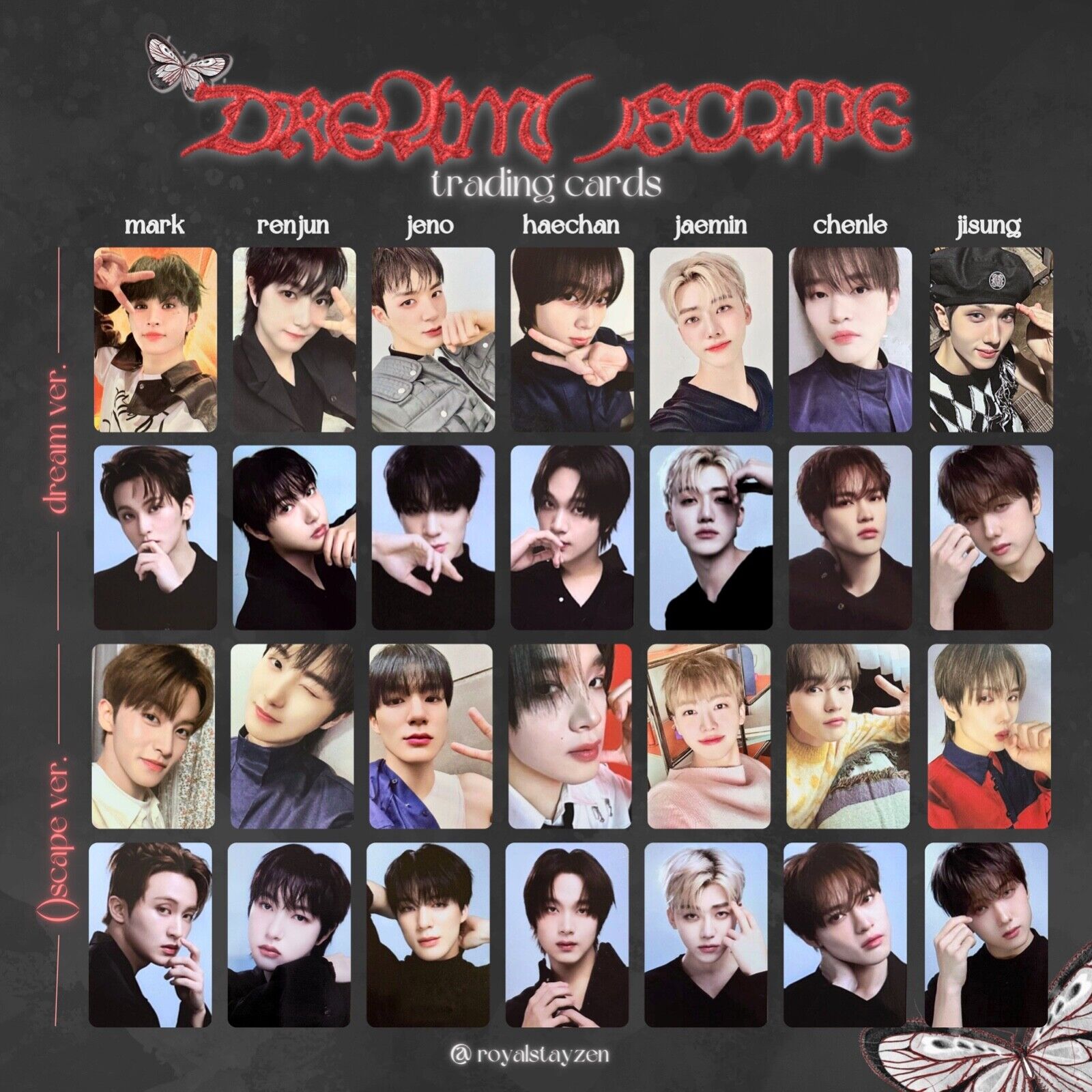 NCT DREAM ALBUM DREAM()SCAPE MD TRADING CARD OFFICIAL PHOTOCARD