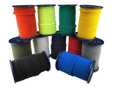 4mm Elastisches Gummiseil Schlagschnur Seil Festzurren UV Stabil Farbe wählbar