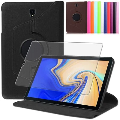 LONFEID Custodia protettiva 360° + pellicola protettiva 9H vetro per Samsung Galaxy Tab S4 10.5 T830 2018