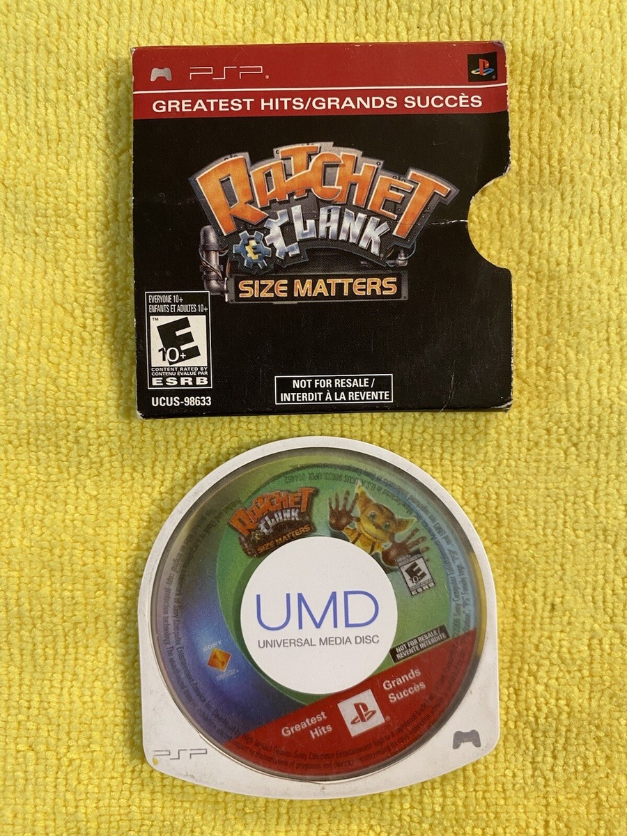 Ratchet And Clank Size Matters PSP Greatest Hits Not For Resale | eBay