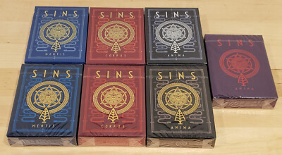 Full Set of 7 - SINS V2 Playing Cards - Thirdway Industries- Limited