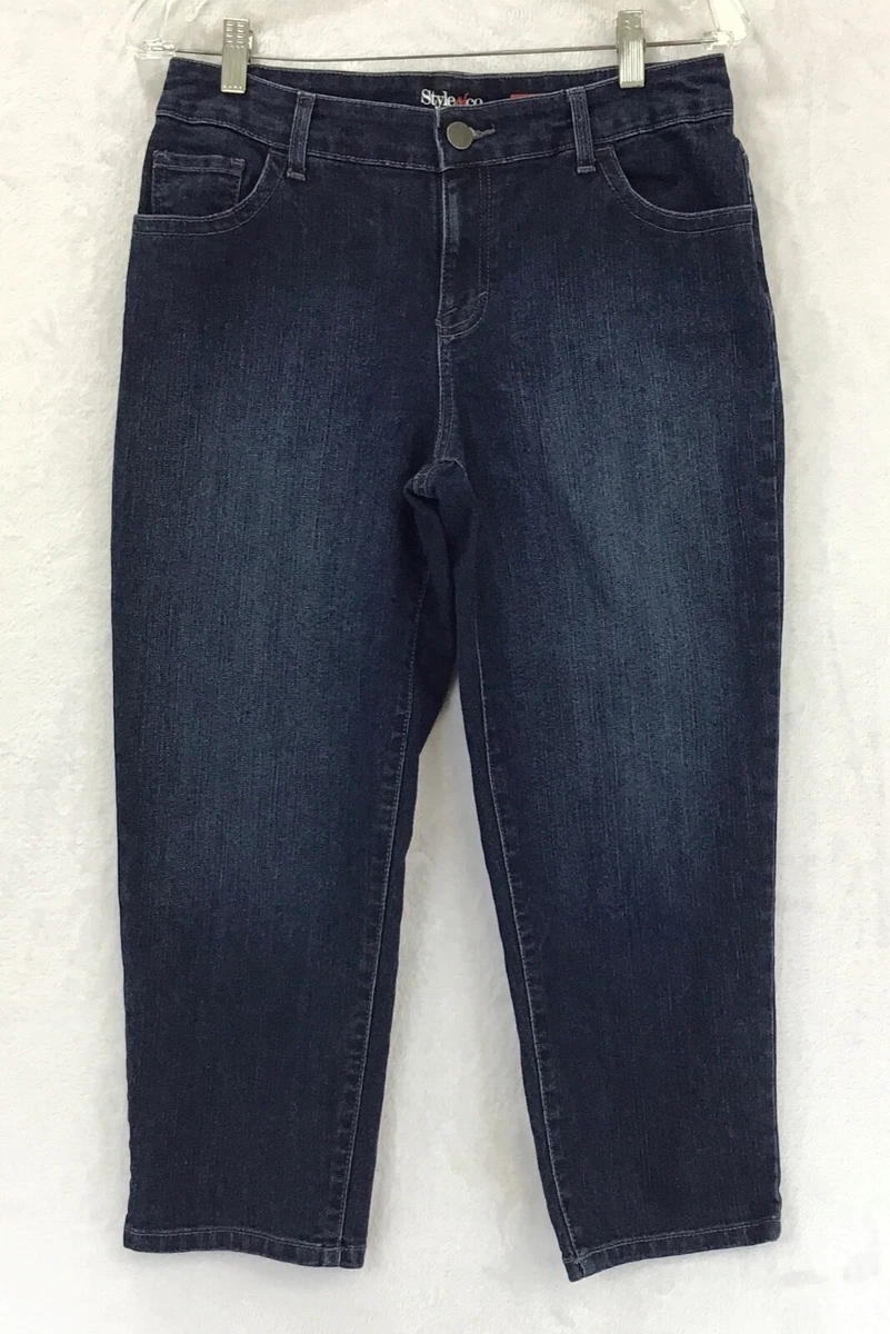 Style and co sales curvy boyfriend jeans
